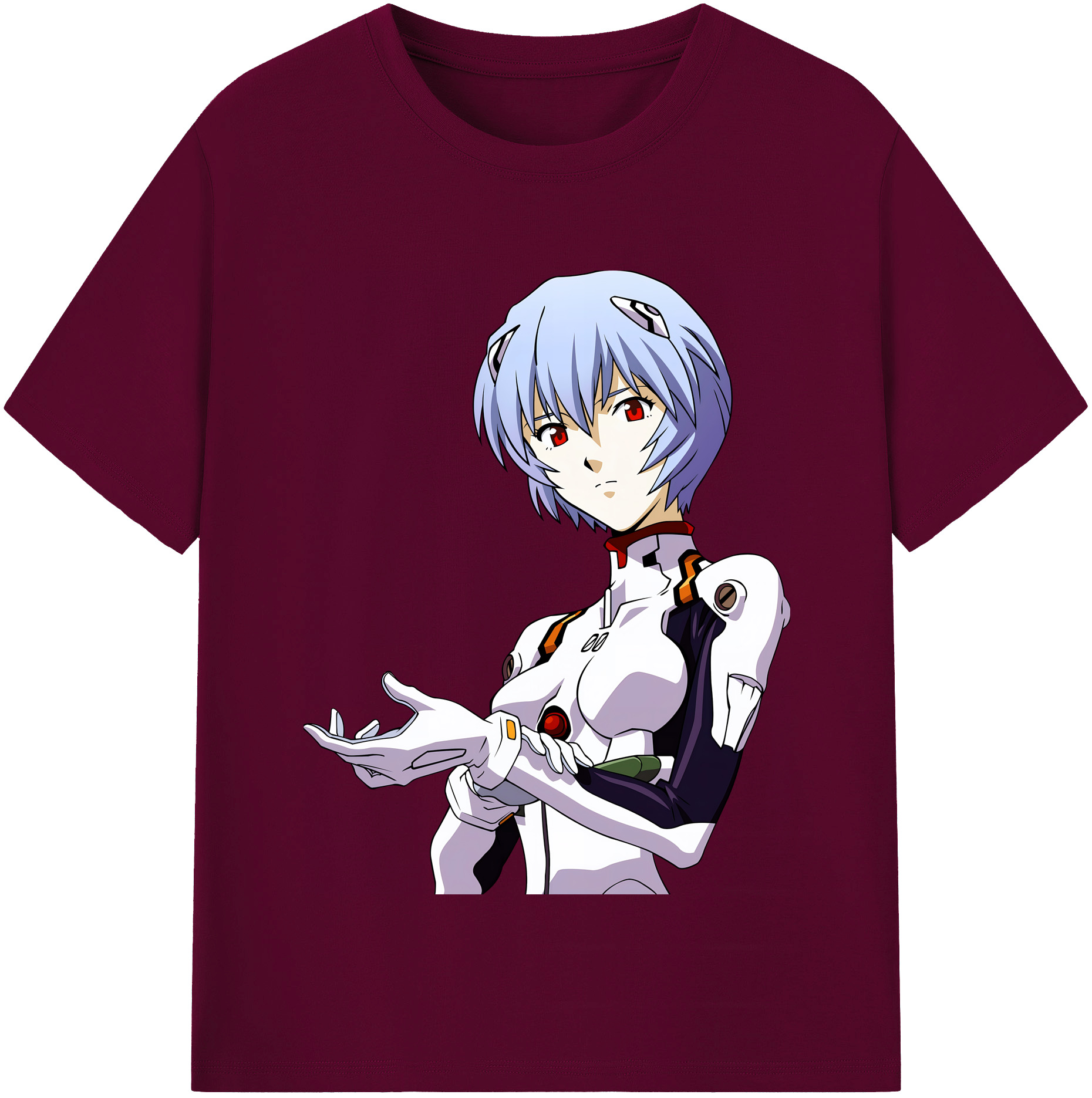 （画像用） EVA 新世紀エヴァンゲリオン レディースカジュアルプリントTシャツ（綿100％）